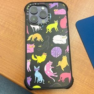 Casetify 14 pro max cat case